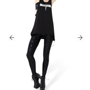 Blackmilk triangle black leggings Size S